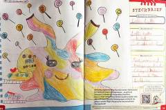 Lolli Lotte, versorgt hungrige Kinder mit Lollis