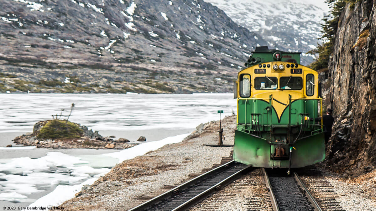 White Pass and Yukon Railway. Über steile Berge und tiefe Schluchten