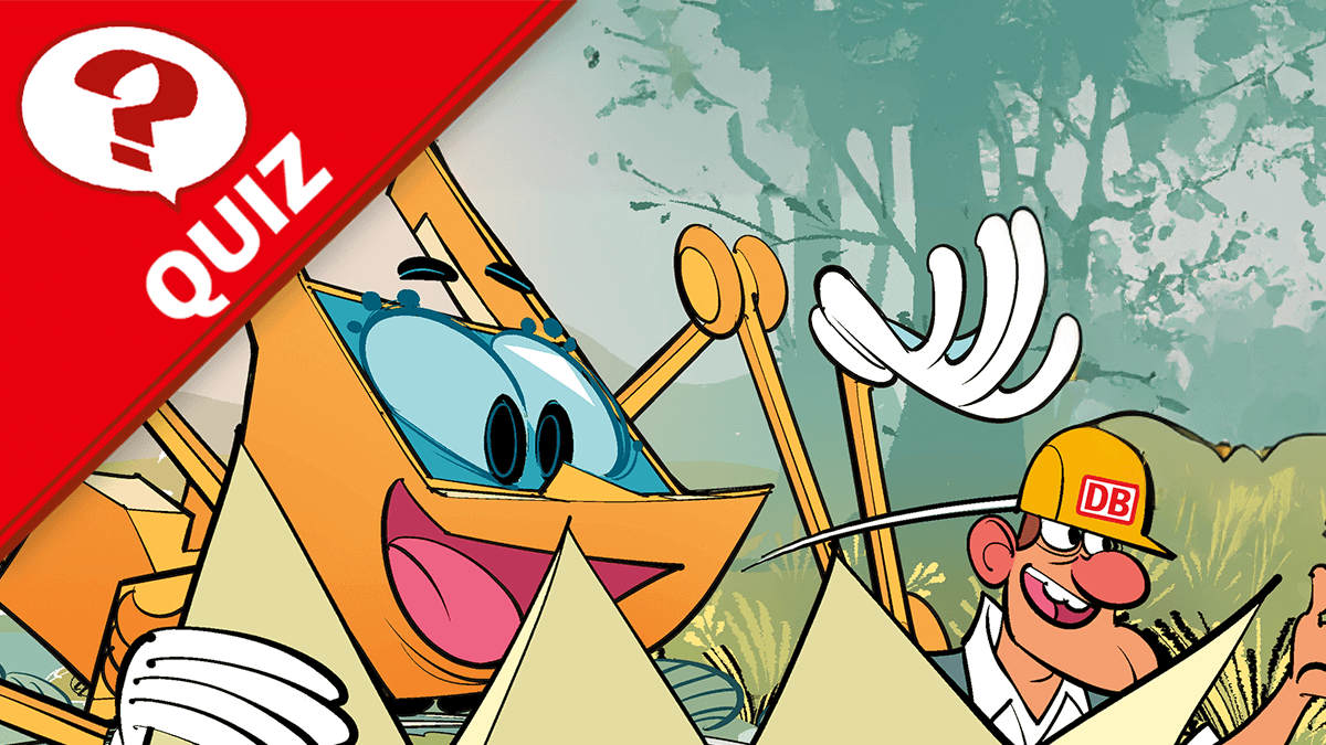 Werde ein Baustellen-Superheld! Unsere Comicfigur Sumi begleitet dich!