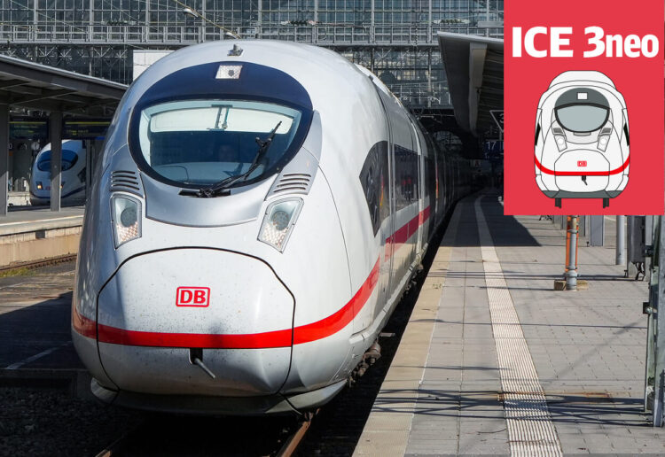ICE 3neo - Baureihe 408 in Frankfurt am Main Hautbahnhof