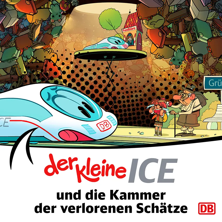 Hörspielserie Folge 1: Der kleine ICE und die Kammer der verlorenen Schätze