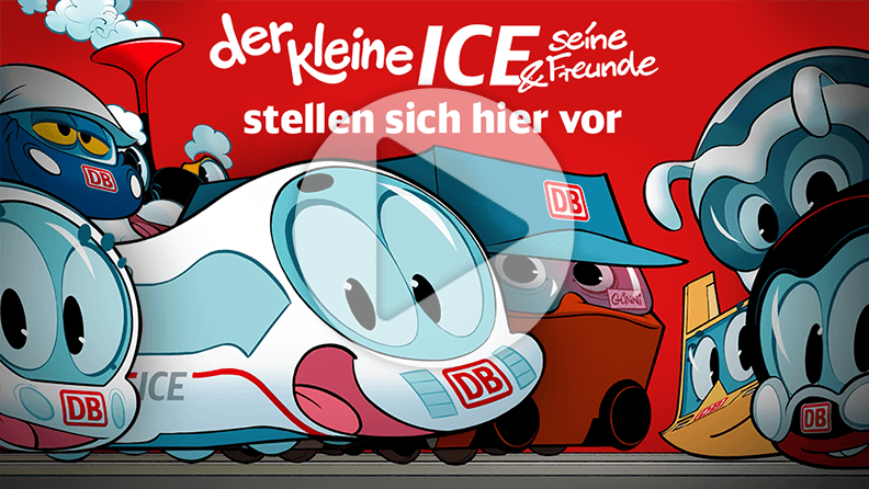 Der kleine ICE und seine Freunde stellen sich vor