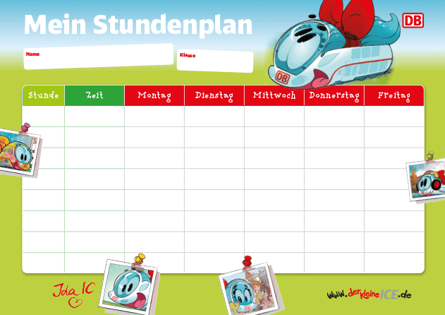 Stundenplan IdaIC