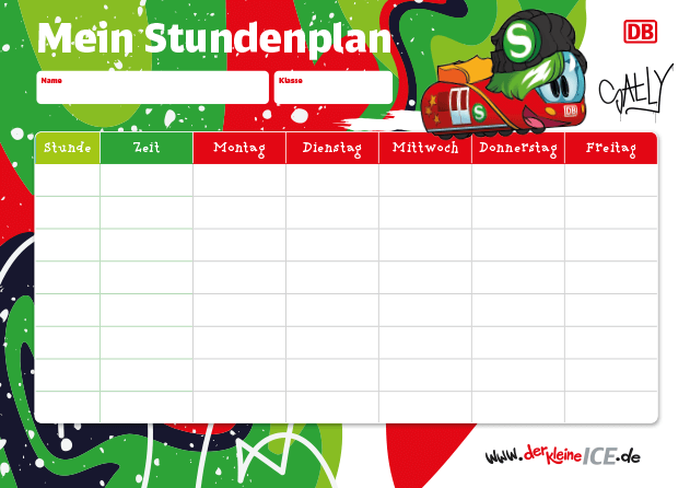 Stundenplan Sally