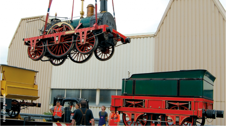 Der kleine ICE – Die allererste Lokomotive Deutschlands: der Adler