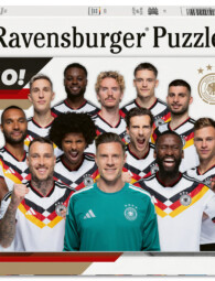 Puzzle Verpackung mit Abbildung Fußballteam