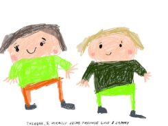 Kinderzeichnung von Theodor