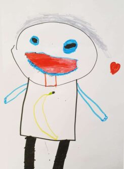 Kinderzeichnung von Ben-Hugo