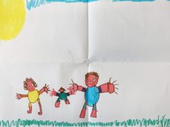 Kinderzeichnung von Dima, 9 Jahre