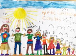 Kinderzeichnung  von Clara, 7 Jahre