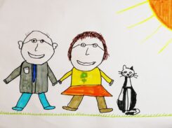 Kinderzeichnung von Elijah, 10 Jahre