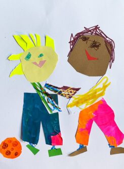 Kinderzeichnungen von Ilay, 3 Jahre