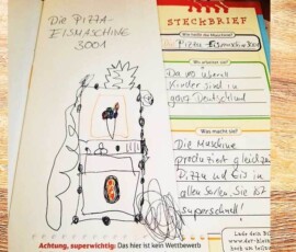 Pizza-Eismaschine, produziert Pizza und Eis