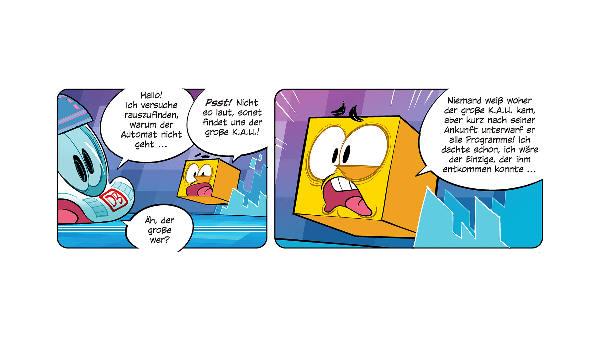 Comic: Der kleine ICE ... im digitalen Neuland