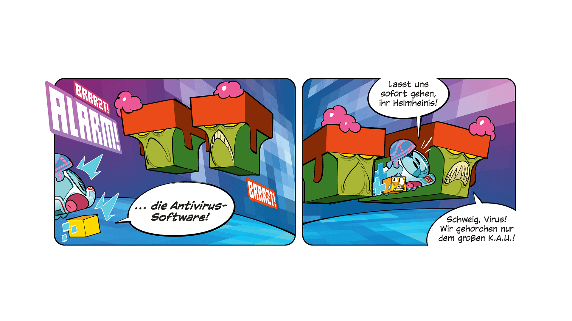 Comic: Der kleine ICE ... im digitalen Neuland