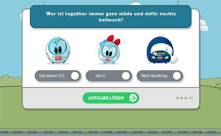 Screenshot Spiel Das spannende Quiz